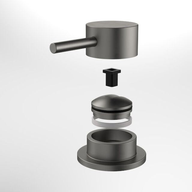 Full Caroma Liano II Hob Mixer - Trim Kit - Gunmetal 96402GM - The Blue Space
