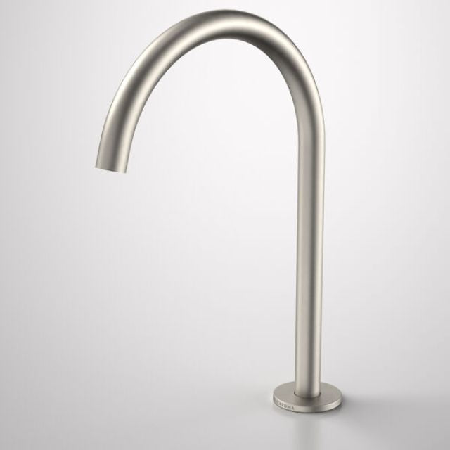 Caroma Liano II Hob Swivel Outlet 200mm - Brushed Nickel