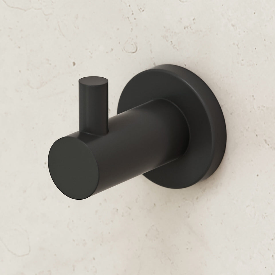 Caroma Liano II Robe Hook - Matte Black
