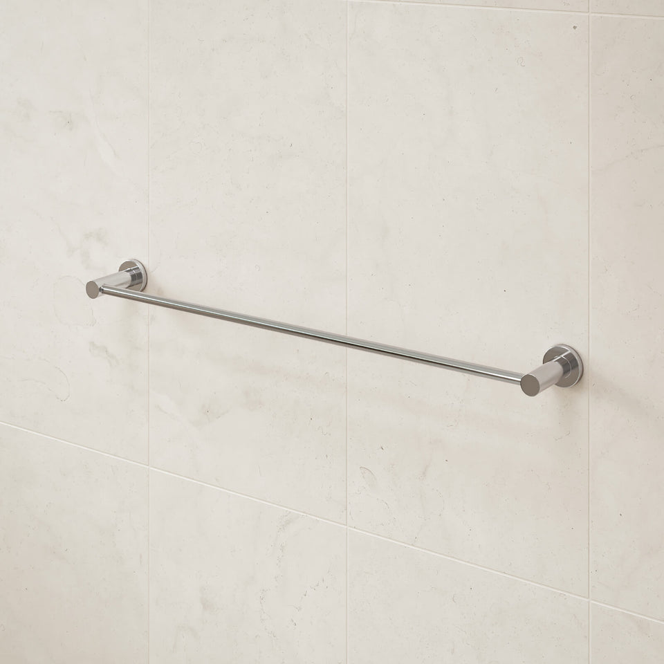 Caroma Liano II Single Towel Rail 640mm - Chrome