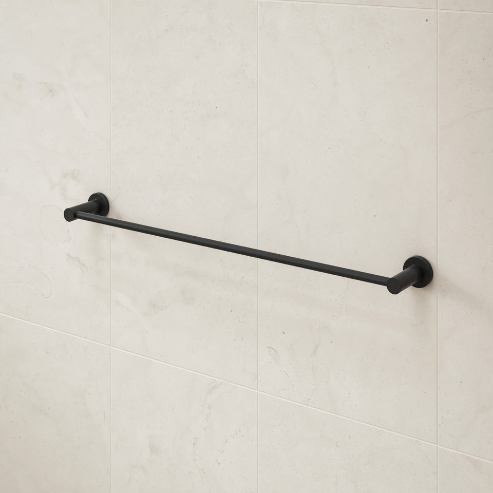 Caroma Liano II Single Towel Rail 640mm - Matte Black