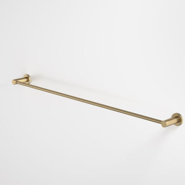Caroma Liano II Single Towel Rail 840mm - Brushed Brass