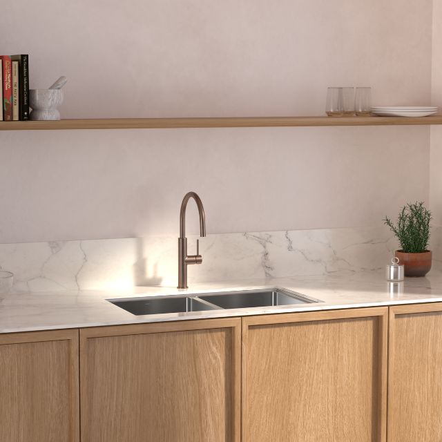 Caroma Liano II Sink Mixer - Brushed Bronze
