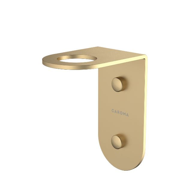 Caroma Liano II Soap Bottle Holder - Brushed Brass