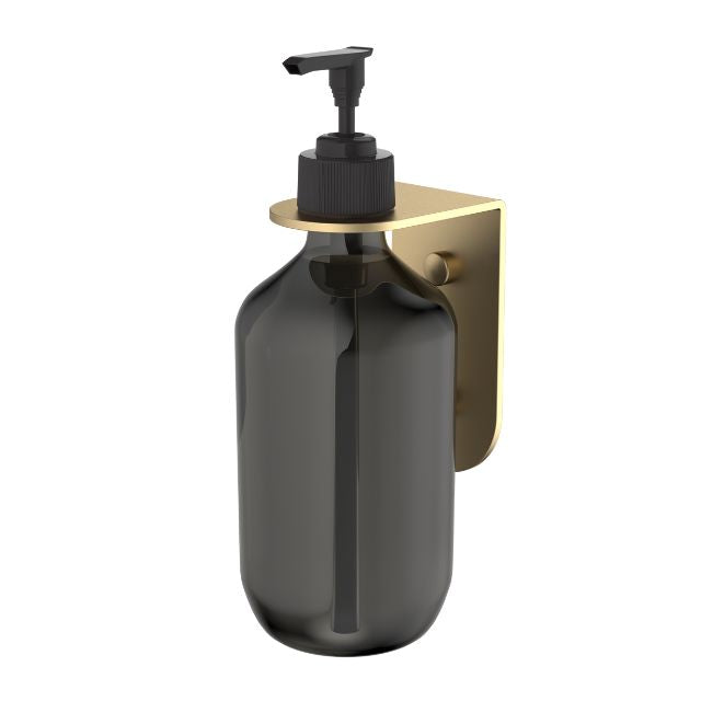 Caroma Liano II Soap Bottle Holder - Brushed Brass