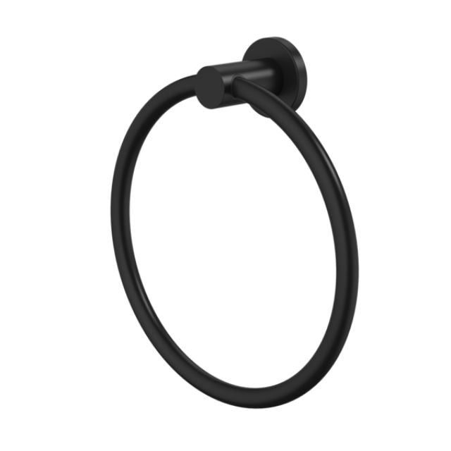 Caroma Liano II Towel Ring - Matte Black