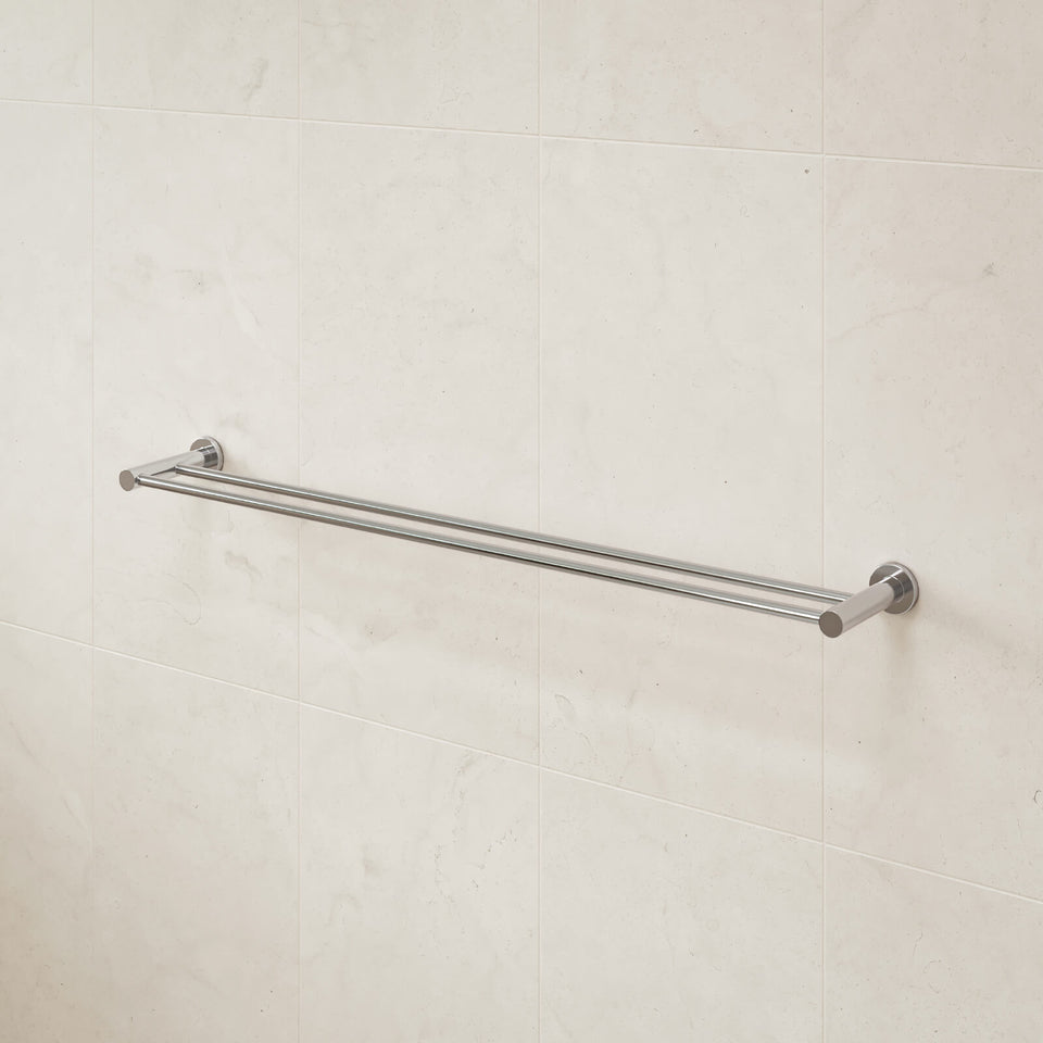 Caroma Liano II Double Towel Rail 840mm - Chrome