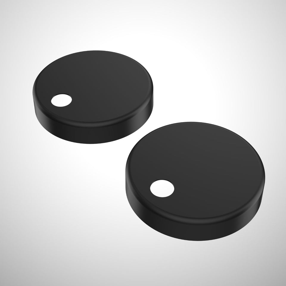 Caroma Toilet Seat Hinge Caps (Liano / Arc / Xena) - Matte Black