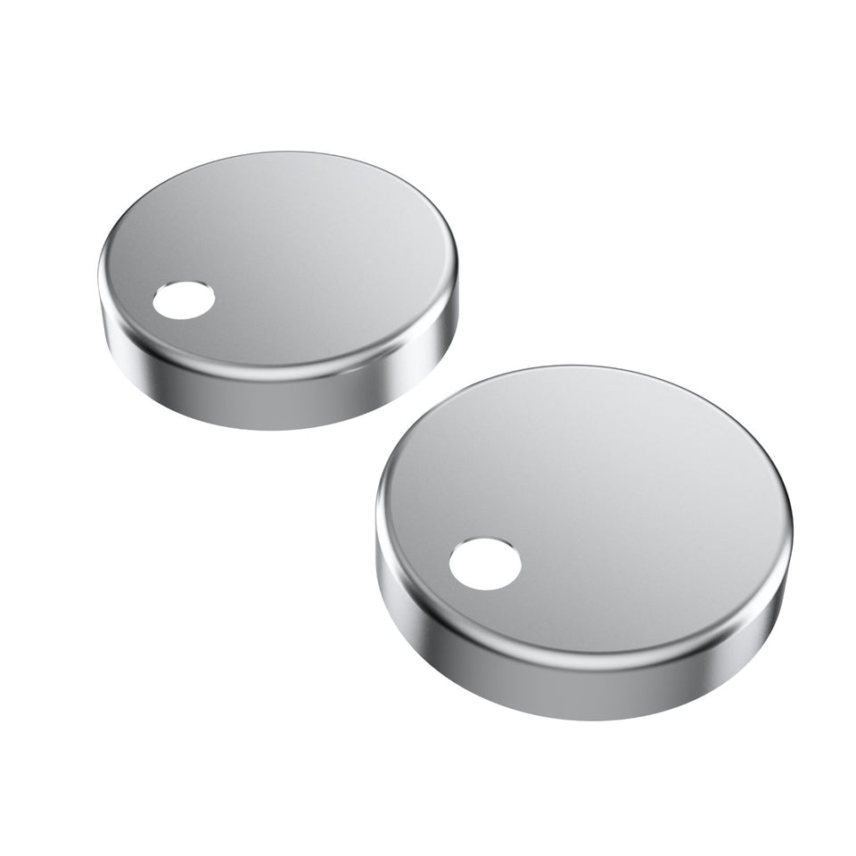 Caroma Toilet Seat Hinge Caps (Liano / Arc / Xena) - Stainless Steel