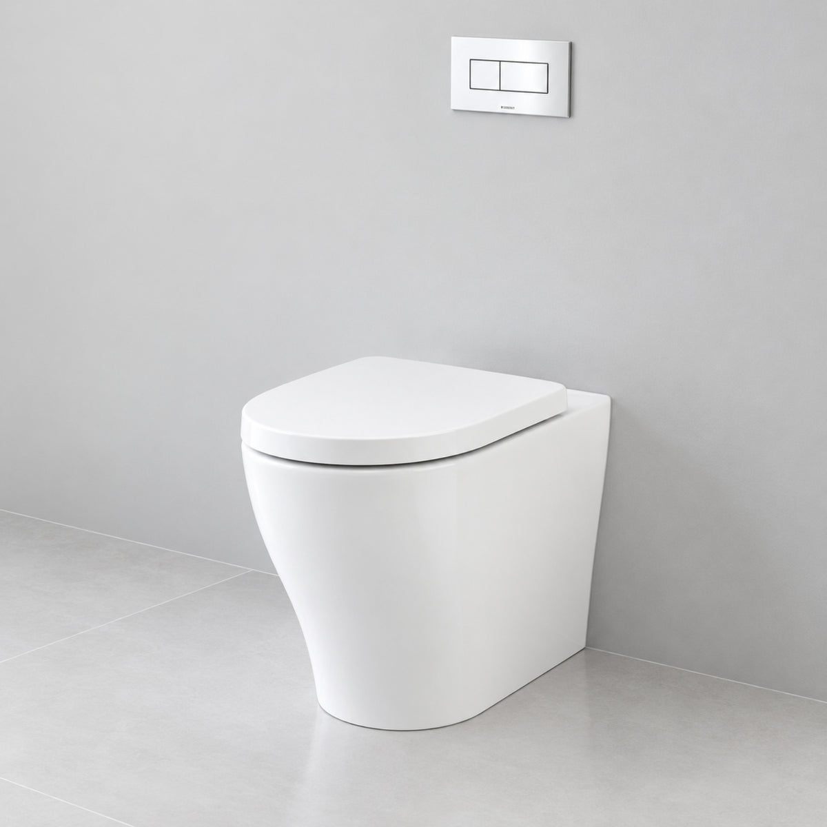 Caroma Luna Cleanflush Invisi Series II Wall Faced Toilet Suite 844910W - The Blue Space