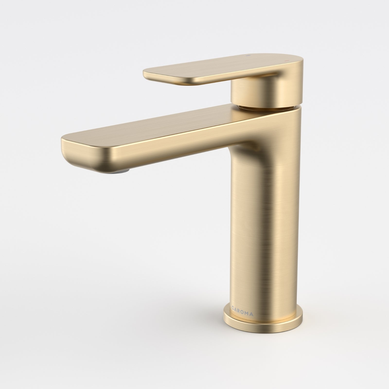 Caroma Luna II Basin Mixer - Brushed Brass 68198BB6AF - The Blue Space
