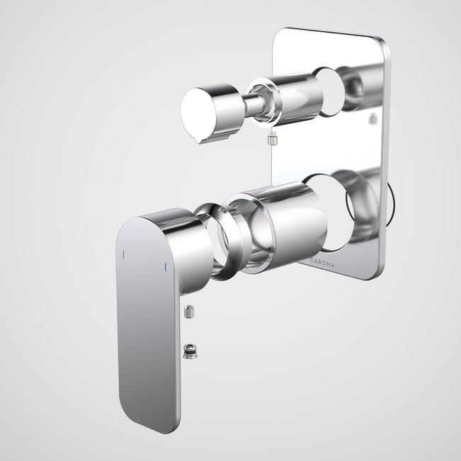 Caroma Luna II Bath/Shower Mix with Diverter Trim Kit - Chrome 68210C - The Blue Space