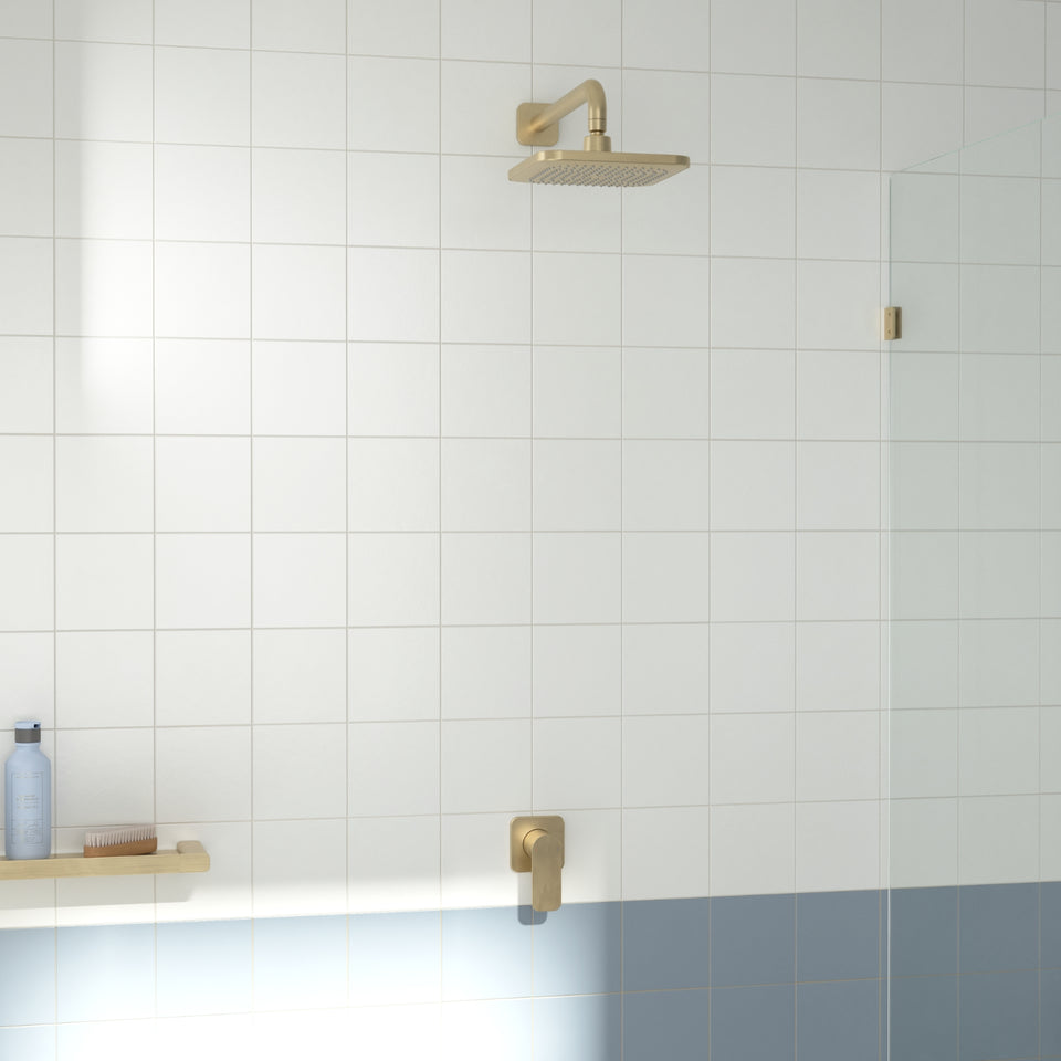 Caroma Luna II Bath/Shower Mixer - Brushed Brass