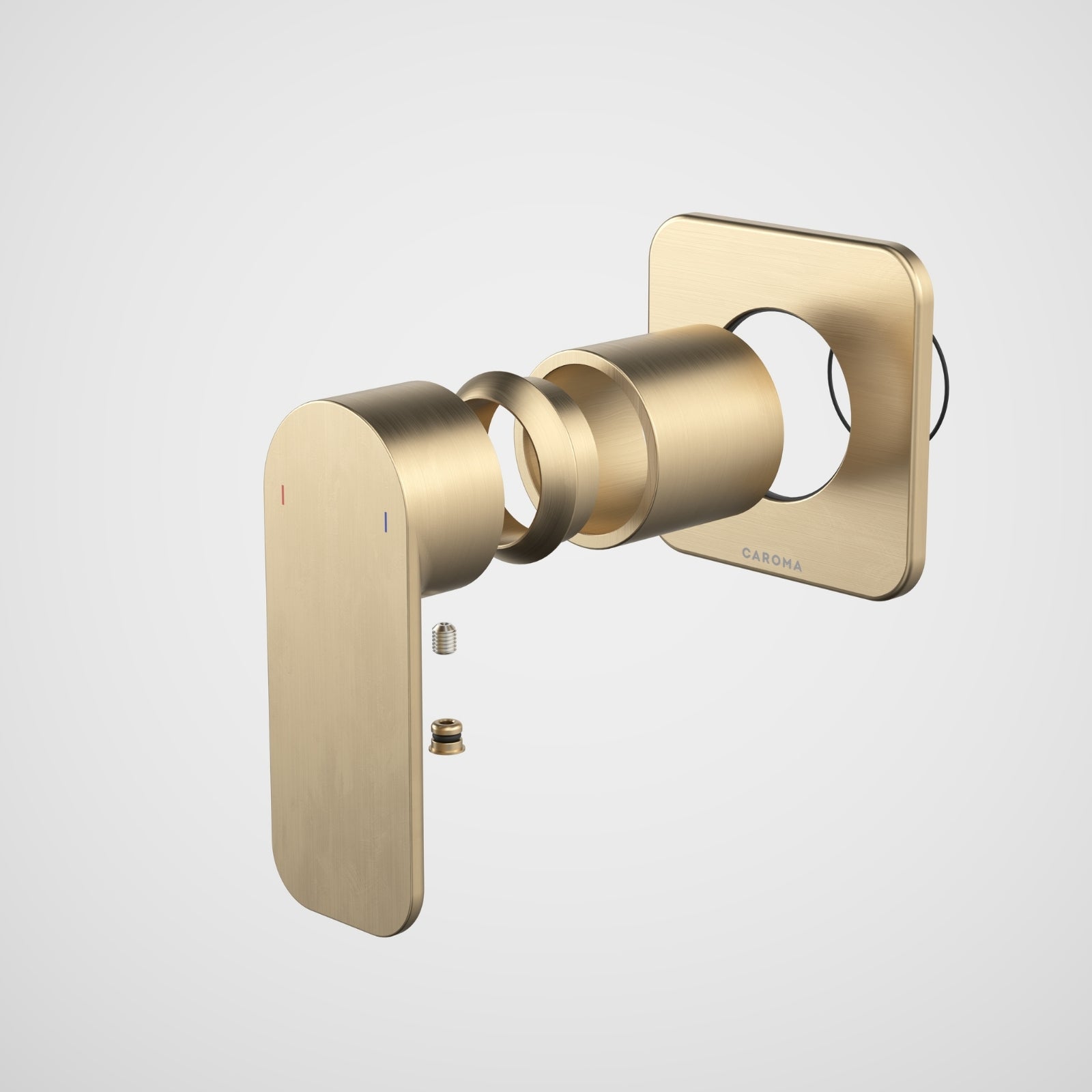Caroma Luna II Bath/Shower Mixer Trim Kit - Brushed Brass 68209BB - The Blue Space
