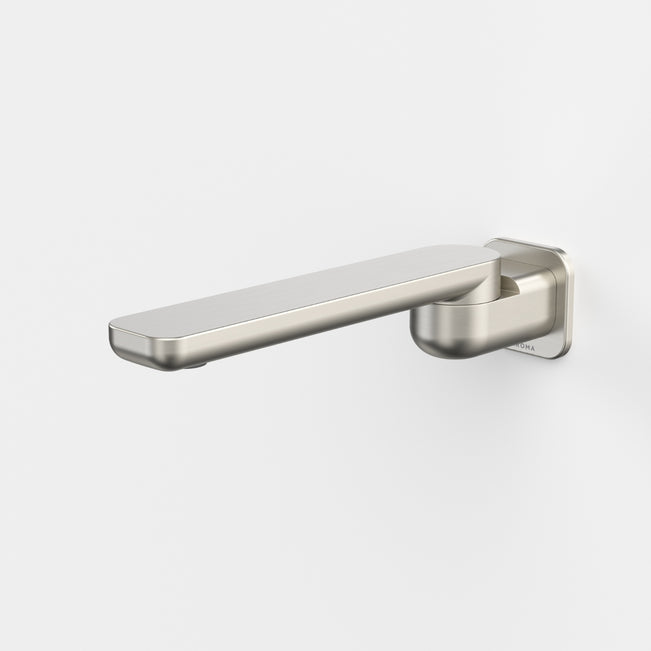 Caroma Luna II Swivel Bath Outlet 220mm - Brushed Nickel 68207BN - The Blue Space