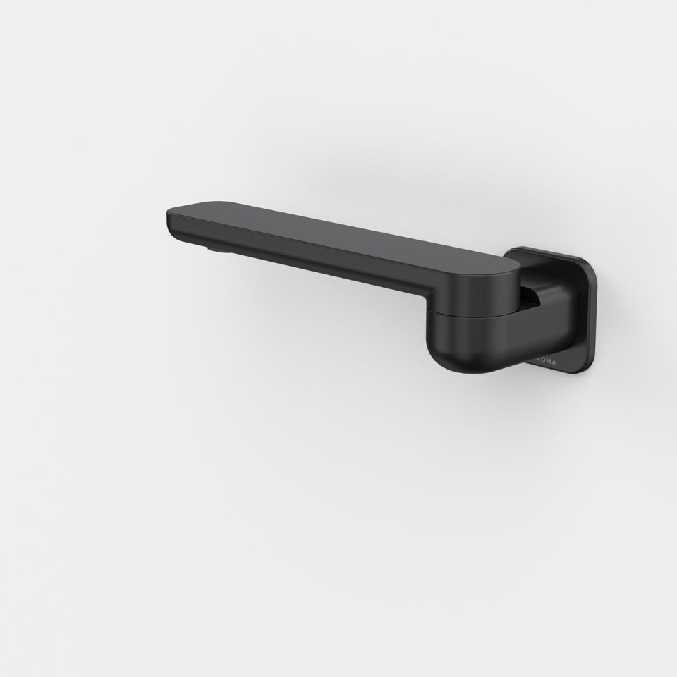 Caroma Luna II Swivel Bath Outlet 220mm - Satin Black