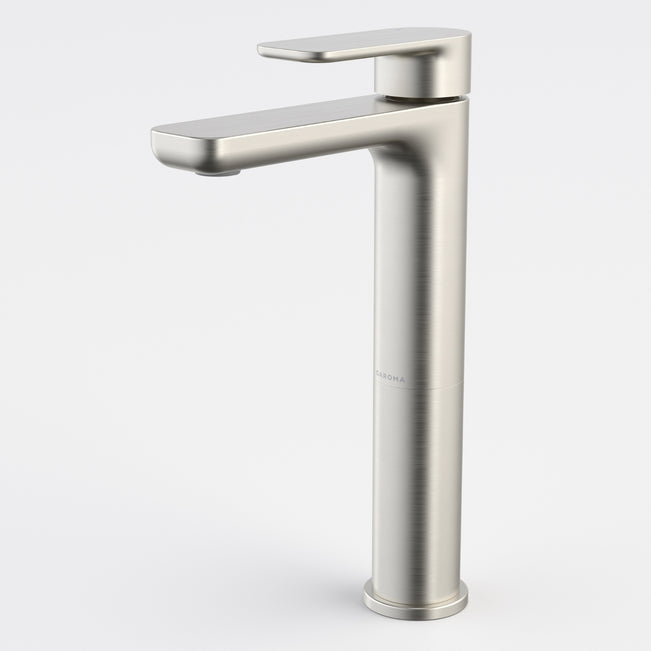 Caroma Luna II Tower Basin Mixer - Brushed Nickel 68200BN6AF - The Blue Space