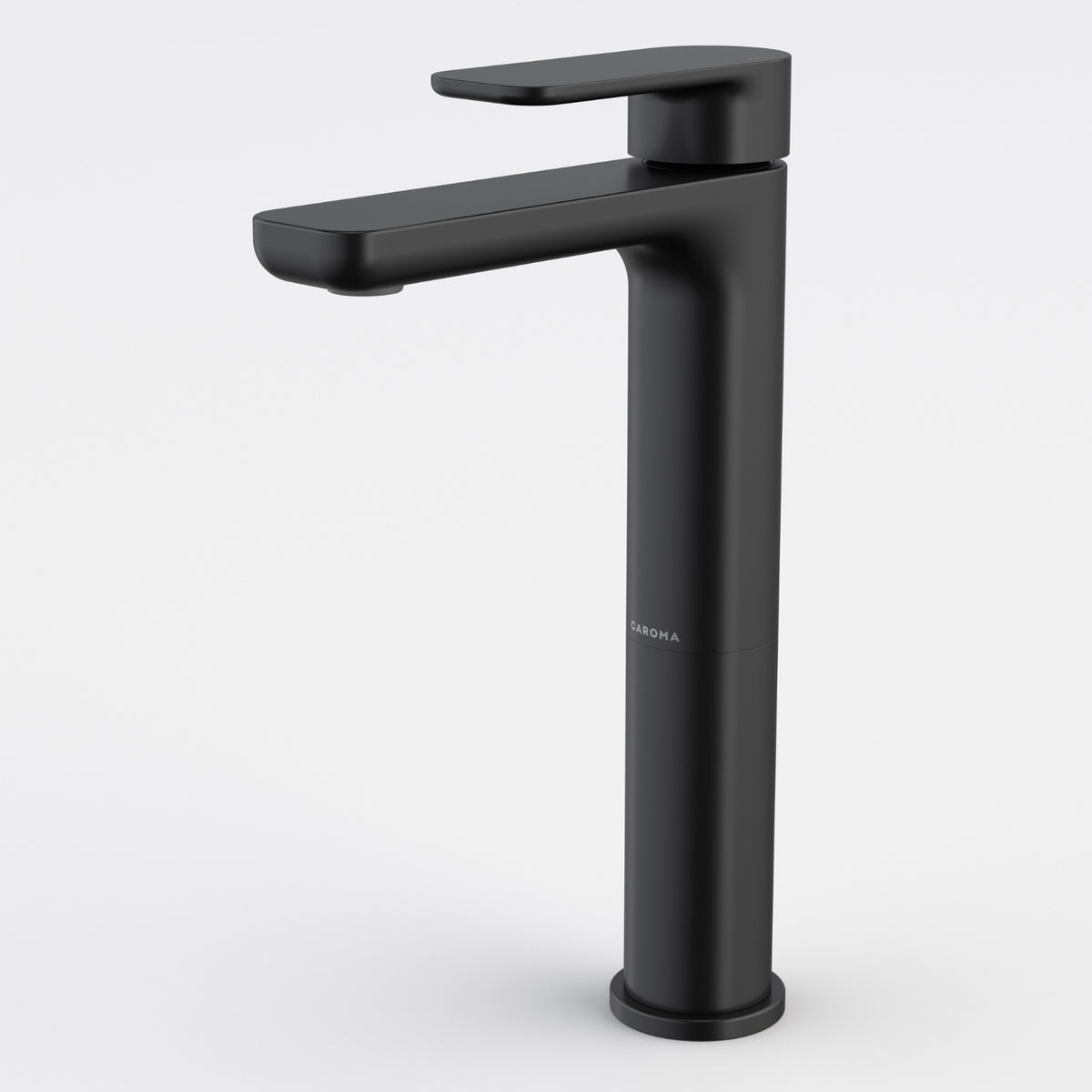 Caroma Luna II Tower Basin Mixer - Satin Black 68200BL6AF - The Blue Space