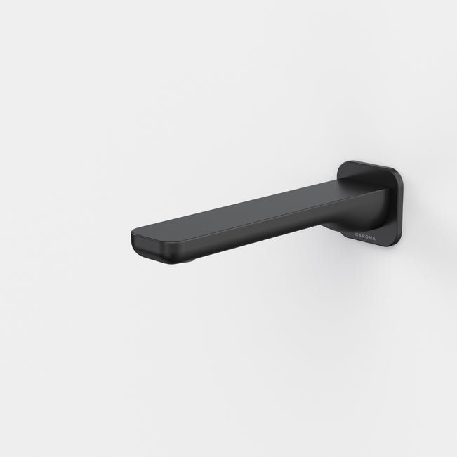 Caroma Luna II Wall Basin/Bath Outlet 180mm - Satin Black 68205BL6AF - The Blue Space