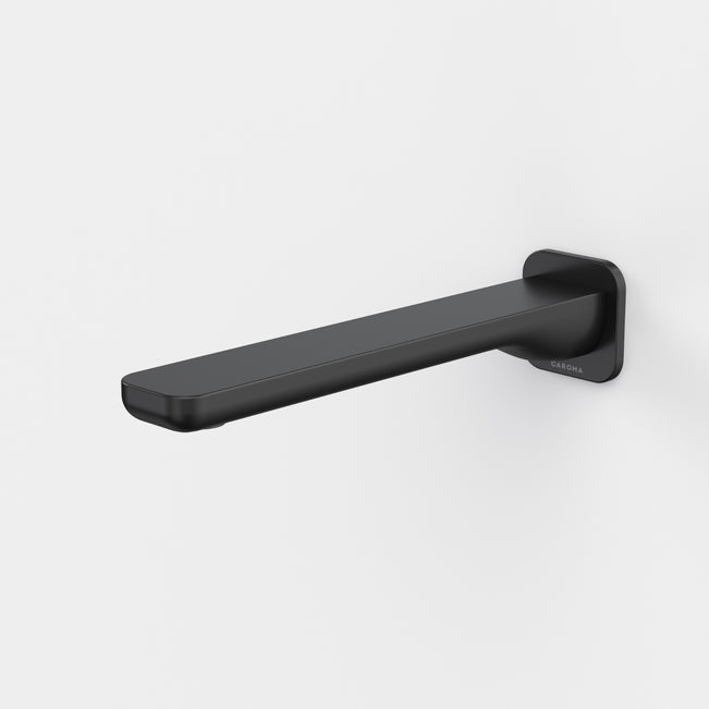 Caroma Luna II Wall Basin/Bath Outlet 220mm - Satin Black 68206BL6AF - The Blue Space