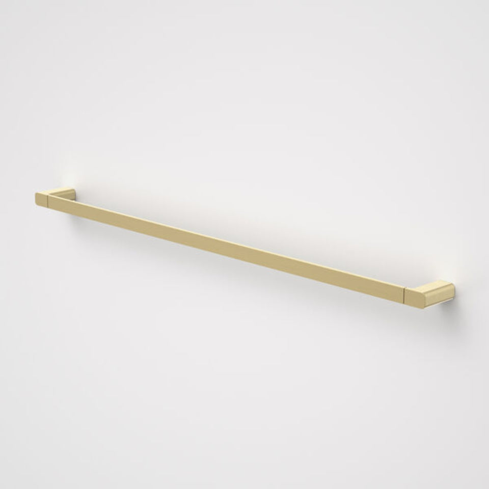 Caroma Luna Single Towel Rail 930mm - Brushed Brass