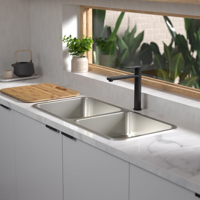 Caroma Luna Sink Mixer Black