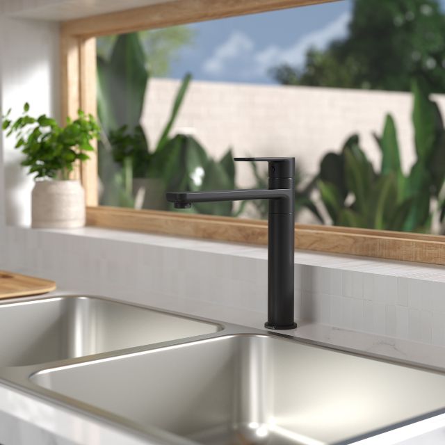 Caroma Luna Sink Mixer Black