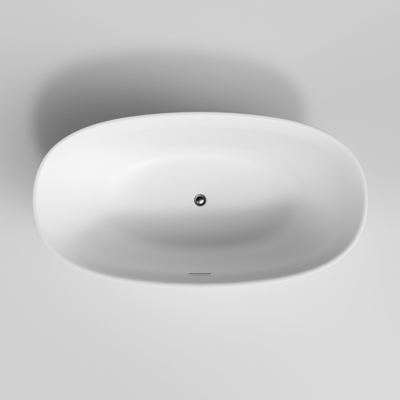 Caroma Riviere 1500mm Freestanding Bath With Overflow - Matte White EN5FSMWOF - The Blue Space