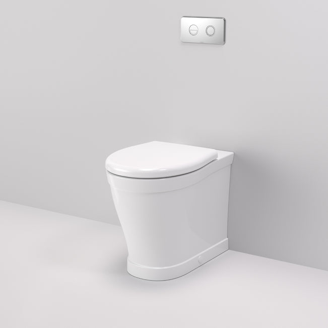 Caroma Riviere Cleanflush® Invisi Series II® Wall Faced Suite - White 790001W - The Blue Space