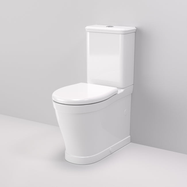 Caroma Riviere Cleanflush® Wall Faced Close Coupled Bottom Inlet Suite - White 790002W - The Blue Space
