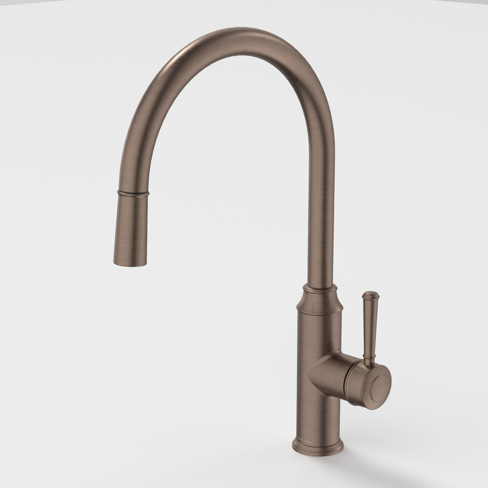 Caroma Riviere Pull Out Sink Mixer - Brushed Bronze