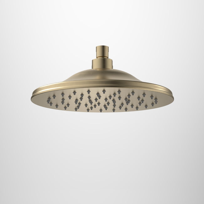 Caroma Riviere Rain Shower 250mm - Brushed Brass 520044BB4A - The Blue Space