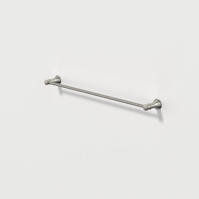 Caroma Riviere Single Towel Rail 600mm - Brushed Nickel 520034BN - The Blue Space