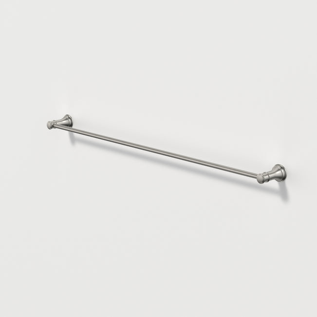 Caroma Riviere Single Towel Rail 800mm - Brushed Nickel 520036BN - The Blue Space