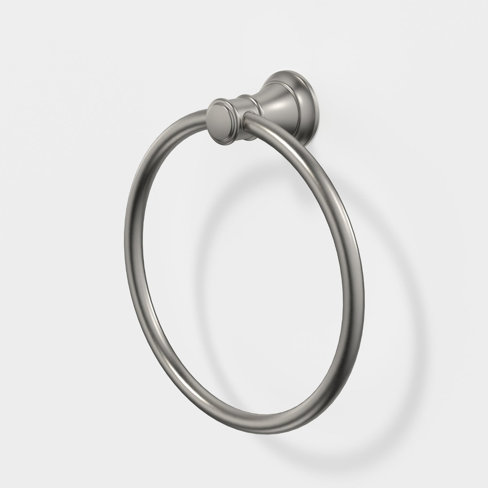 Caroma Riviere Towel Ring - Brushed Nickel 520032BN - The Blue Space