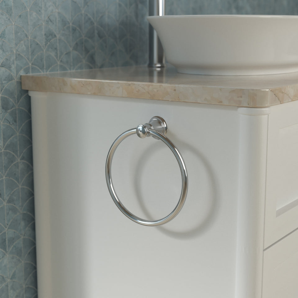 Caroma Riviere Towel Ring - Chrome