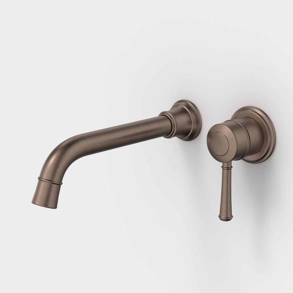 Caroma Riviere Wall Basin/Bath Mixer 210mm - Brushed Bronze