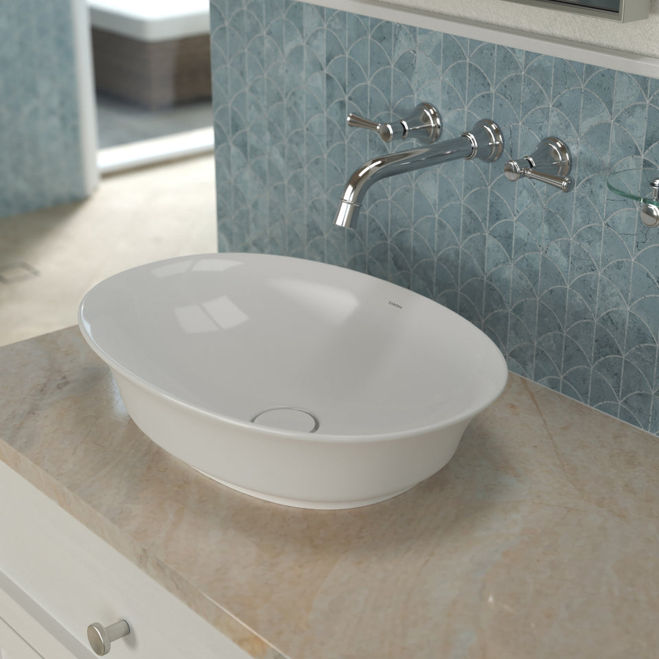 Caroma Riviere Wall Basin/Bath Set 175mm - Chrome