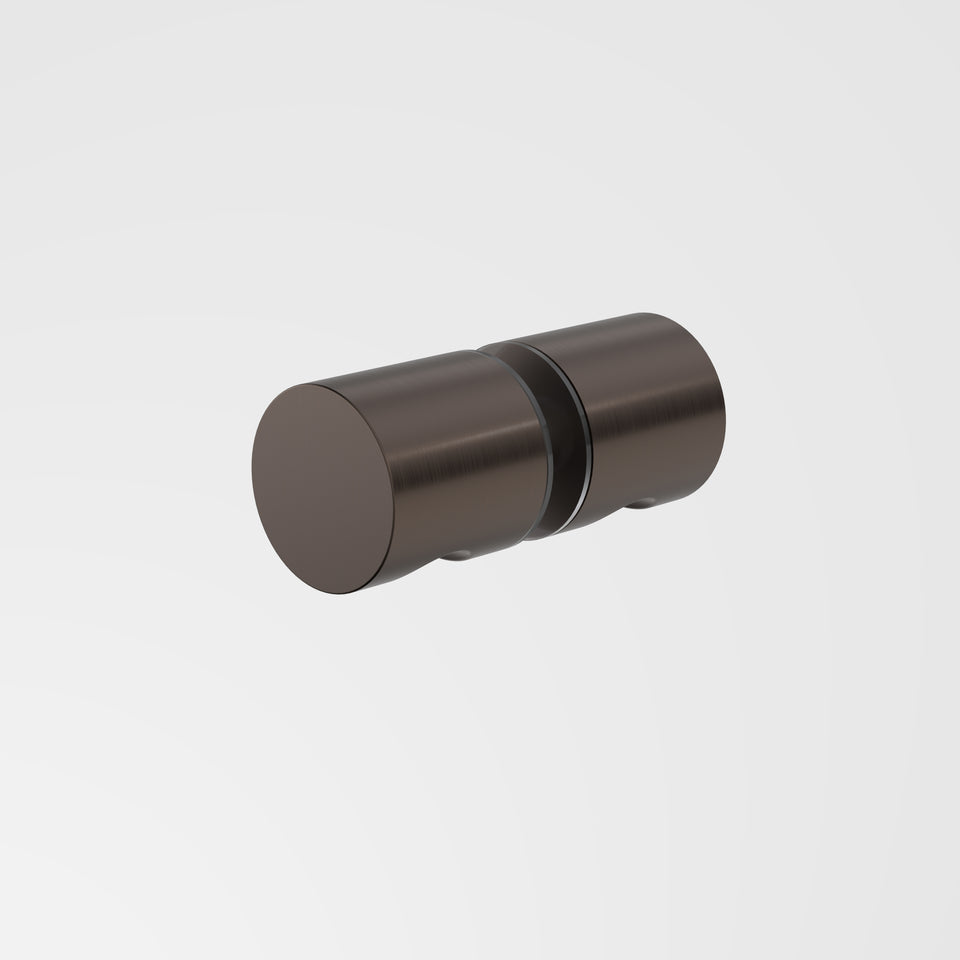 Caroma Shower Door Round Knob Brushed Bronze