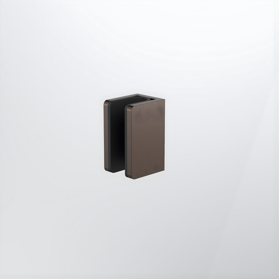 Caroma Shower Glass U Bracket Brushed Bronze