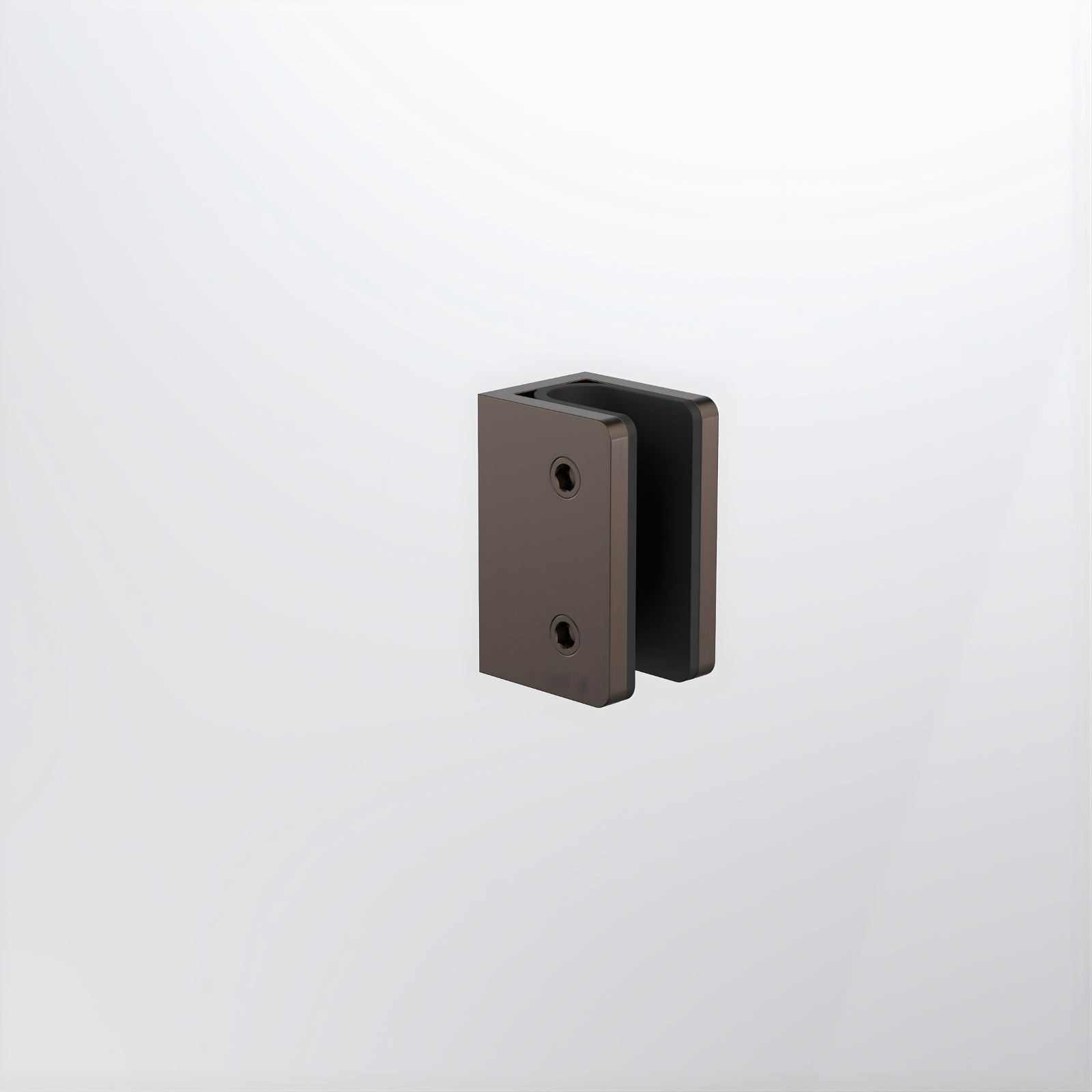 Back Caroma Shower Glass U Bracket Brushed Bronze 14228001BBZ - The Blue Space