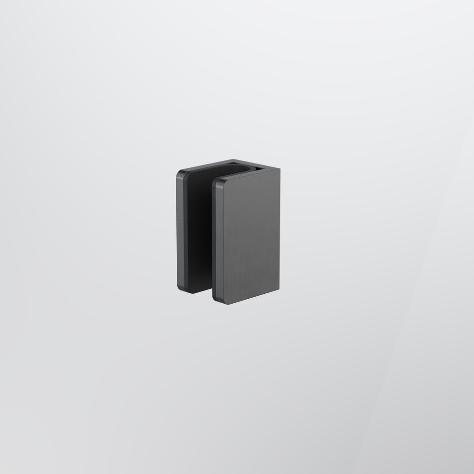Caroma Shower Glass U Bracket Gunmetal