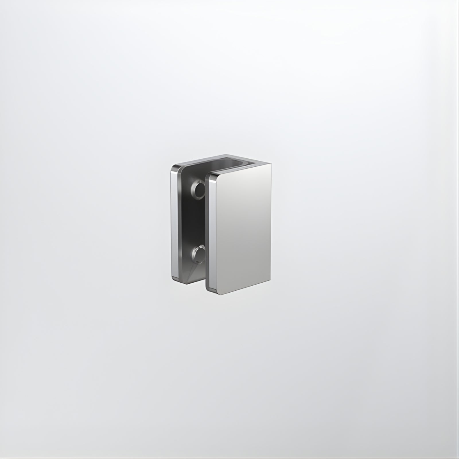 Caroma Shower Glass U Bracket Polished Stainless Steel 14228001PSS - The Blue Space
