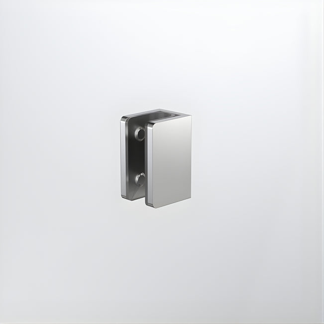 Caroma Shower Glass U Bracket Polished Stainless Steel 14228001PSS - The Blue Space
