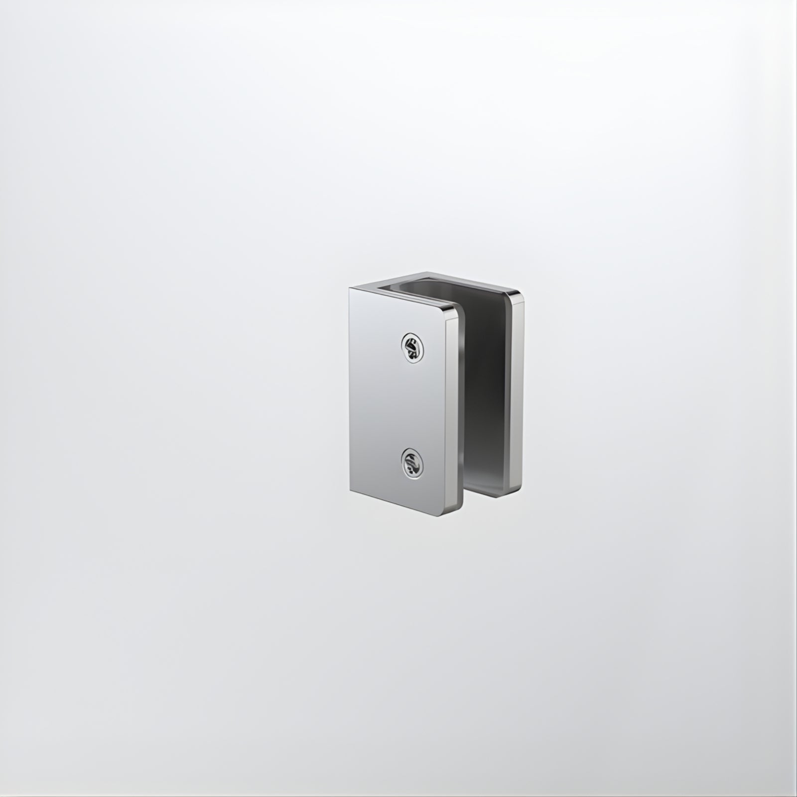 Back Caroma Shower Glass U Bracket Polished Stainless Steel 14228001PSS - The Blue Space