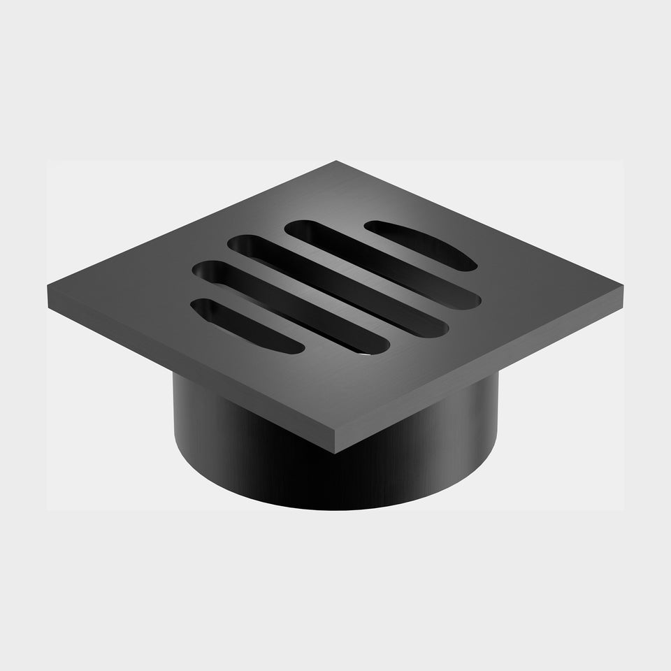 Caroma Square Floor Waste 50mm Outlet - Gunmetal