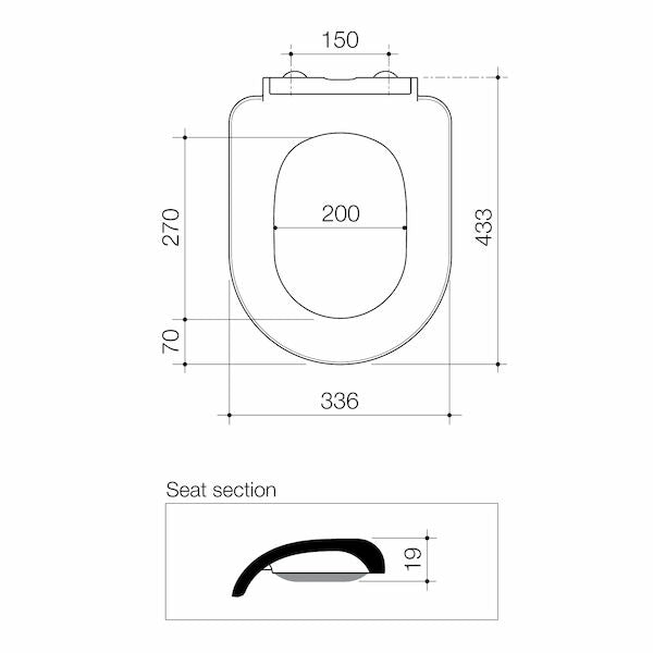 Build Your In-Wall Toilet: Caroma Urbane II Cleanflush Wall Faced Toilet Pan with Geberit Sigma Cistern Option