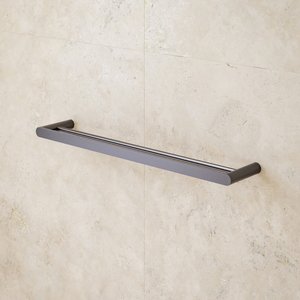 Caroma Urbane II Double Towel Rail 625mm Gunmetal