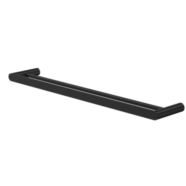 Caroma Urbane II Double Towel Rail 625mm Matte Black