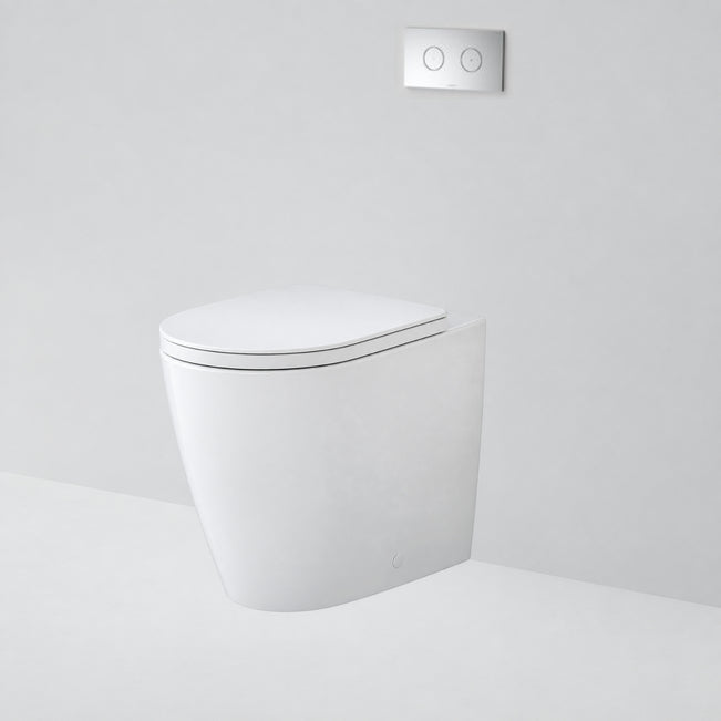 Caroma Urbane II Luxe Cleanflush Wall Faced Invisi Series II Toilet Suite 746280WLX - The Blue Space